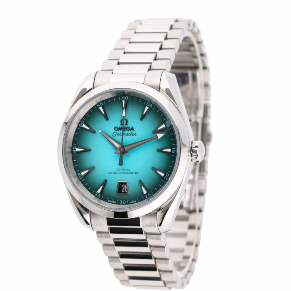 Omega Seamaster Aqua Terra 220.10.38.20.03.005 with 38mm Steel case and Tiffa