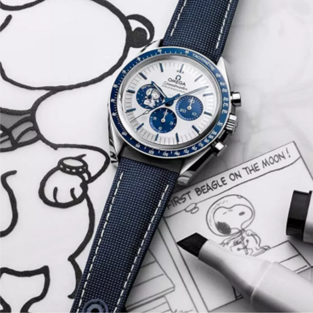 OMEGA SPEEDMASTER MOONWATCH SILVER SNOOPY AWARD MEN WATCH 310.32.42.50.02.001