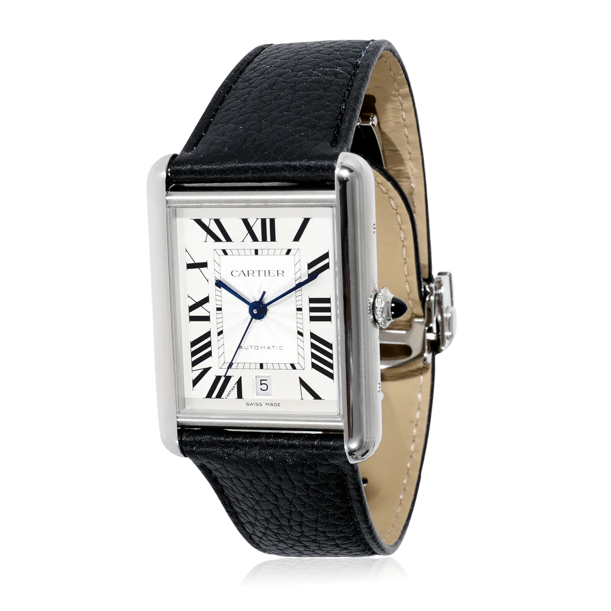 Cartier Tank Solo WSTA0040 Men's Stainless Steel Watch