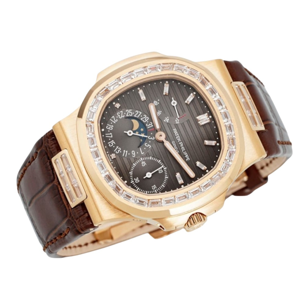 Patek Philippe Nautilus 5724R-001 Diamond Set Timetable Watch