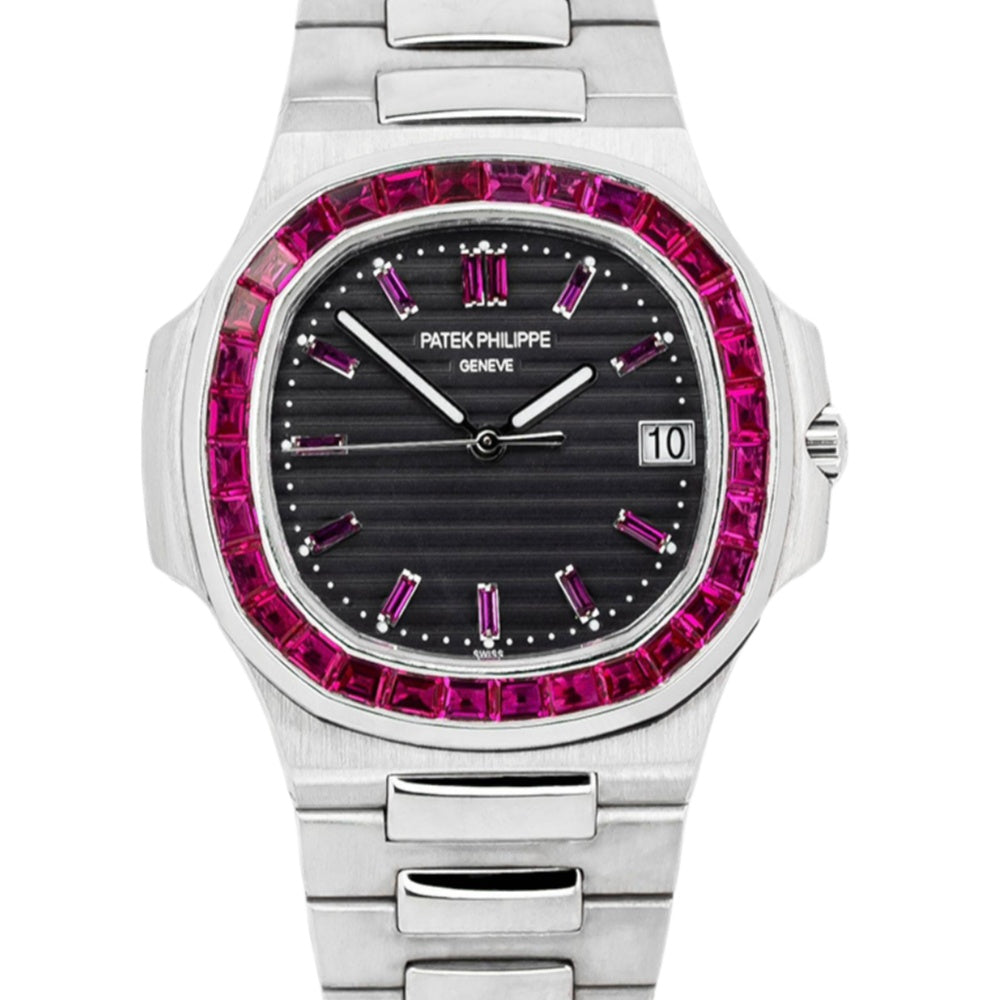 Patek Philippe 5711/1A-014 Nautilus Black Dial 40mm Stainless Steel Automatic