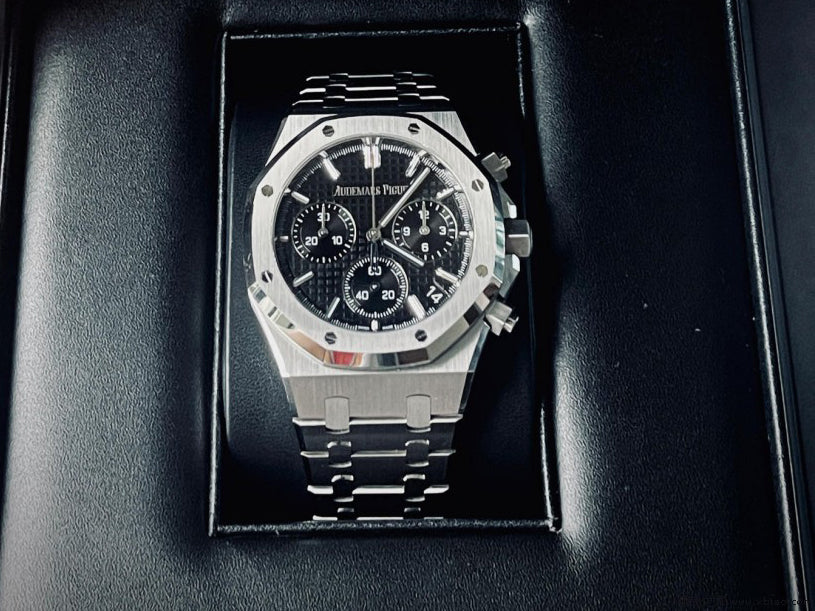 Audemars Piguet Royal Oak Chronograph 26240ST Black Dial Wrist Watch