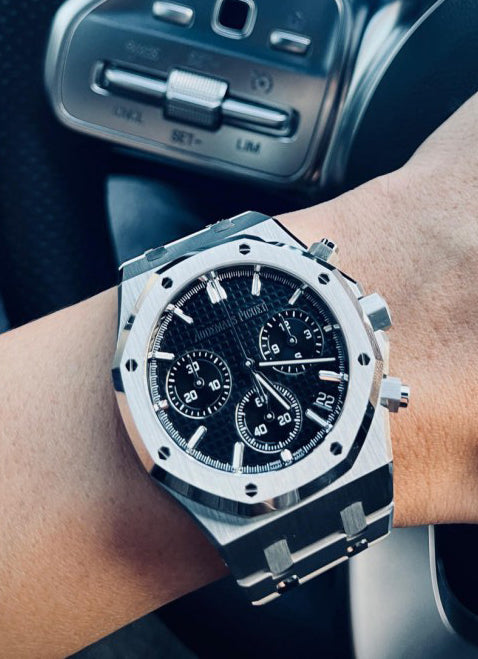 Audemars Piguet Royal Oak Chronograph 26240ST Black Dial Wrist Watch