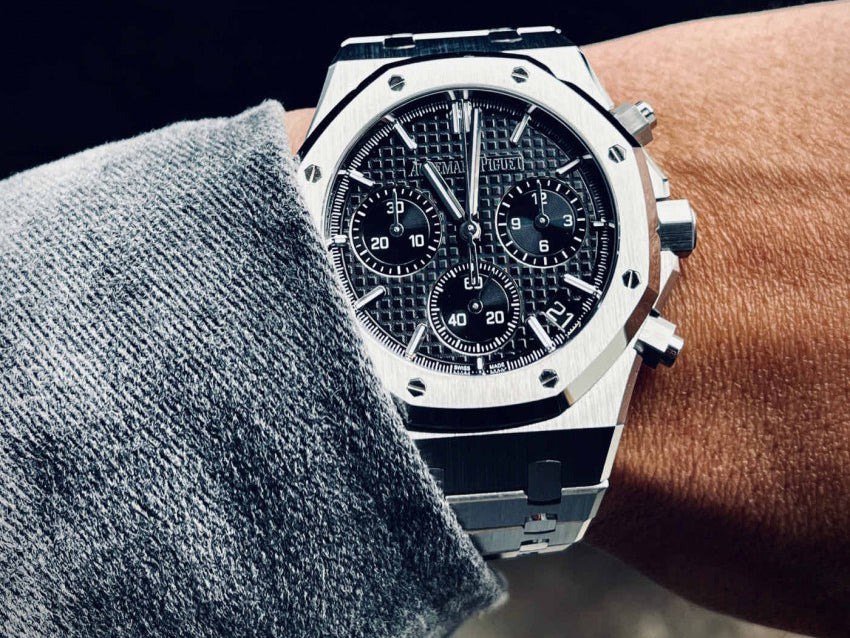 Audemars Piguet Royal Oak Chronograph 26240ST Black Dial Wrist Watch