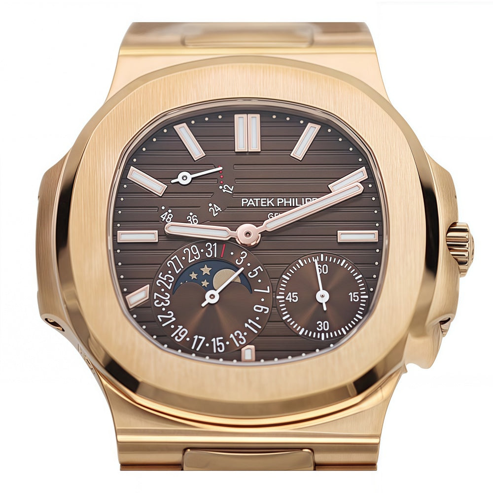 Patek Philippe Nautilus Annual Calendar Rose Gold Brown Dial 5712/1R-001
