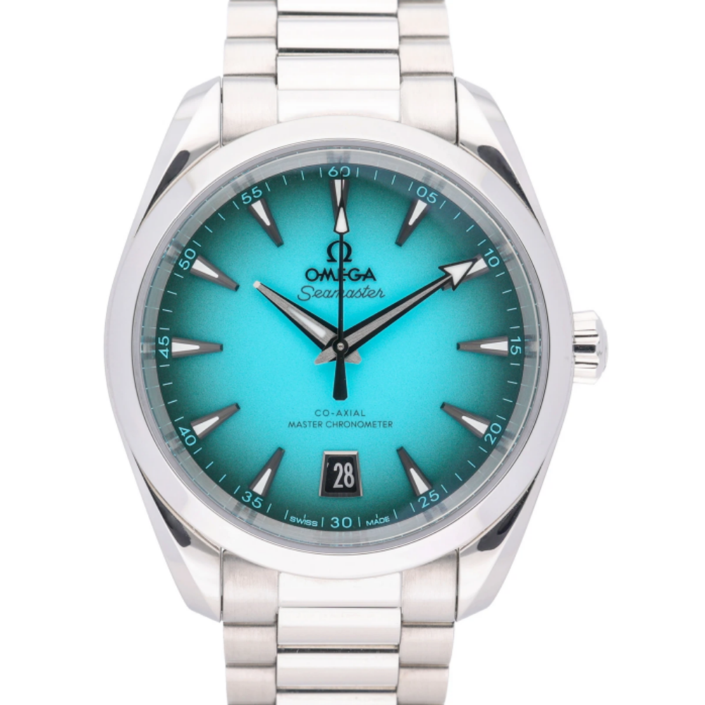 Omega Seamaster Aqua Terra 220.10.38.20.03.005 with 38mm Steel case and Tiffa