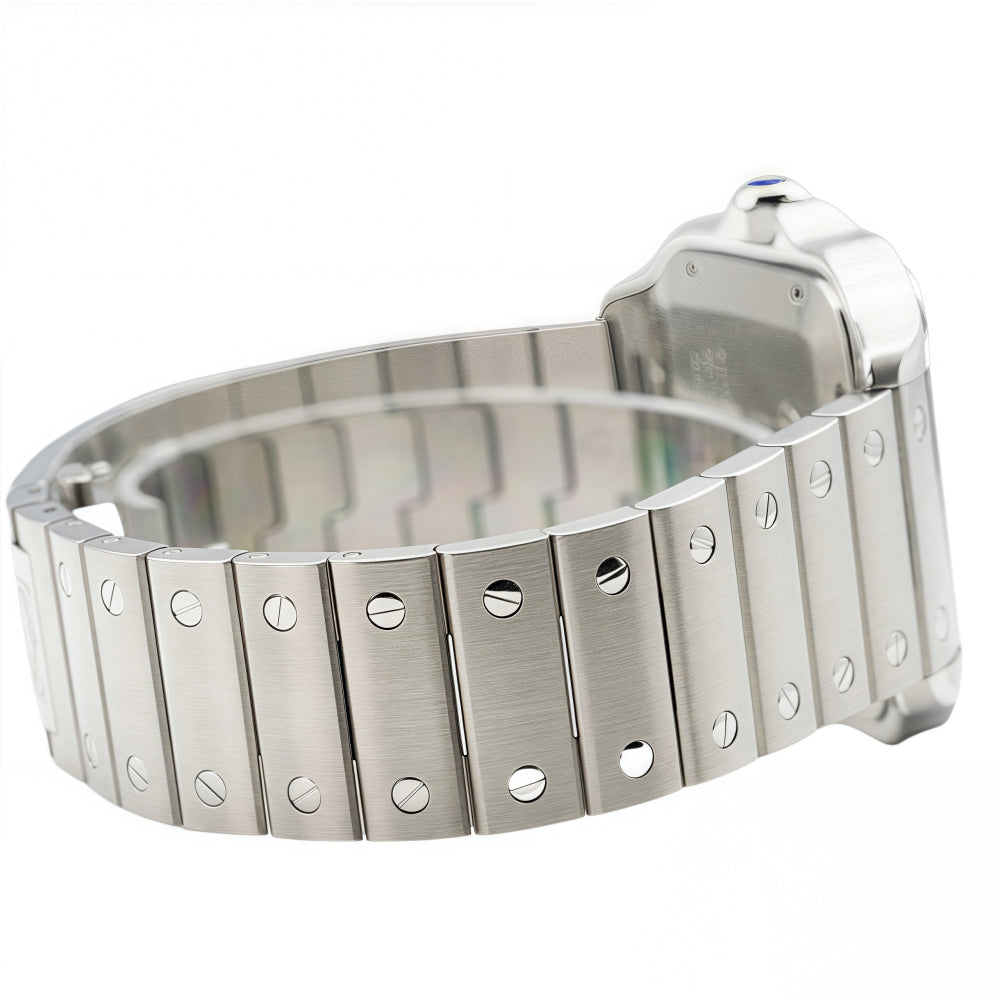 Cartier Santos Diamond Stainless Steel Watch W4SA0006