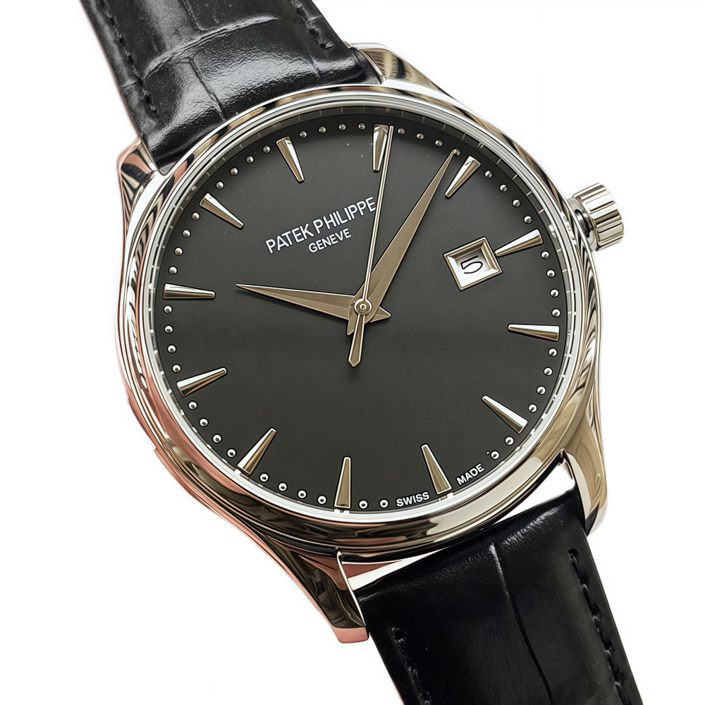 Patek Philippe Three Needle Design Boutique Men's Watch