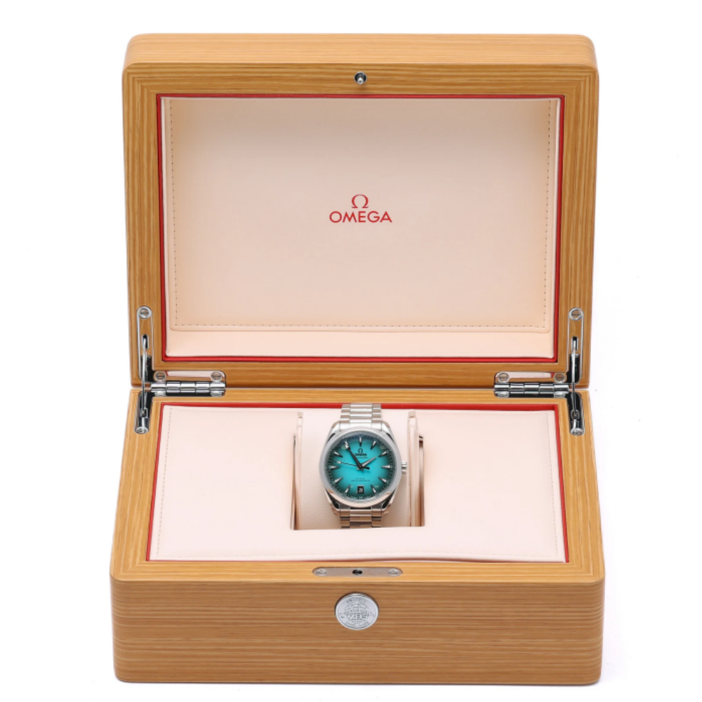 Omega Seamaster Aqua Terra 220.10.38.20.03.005 with 38mm Steel case and Tiffa
