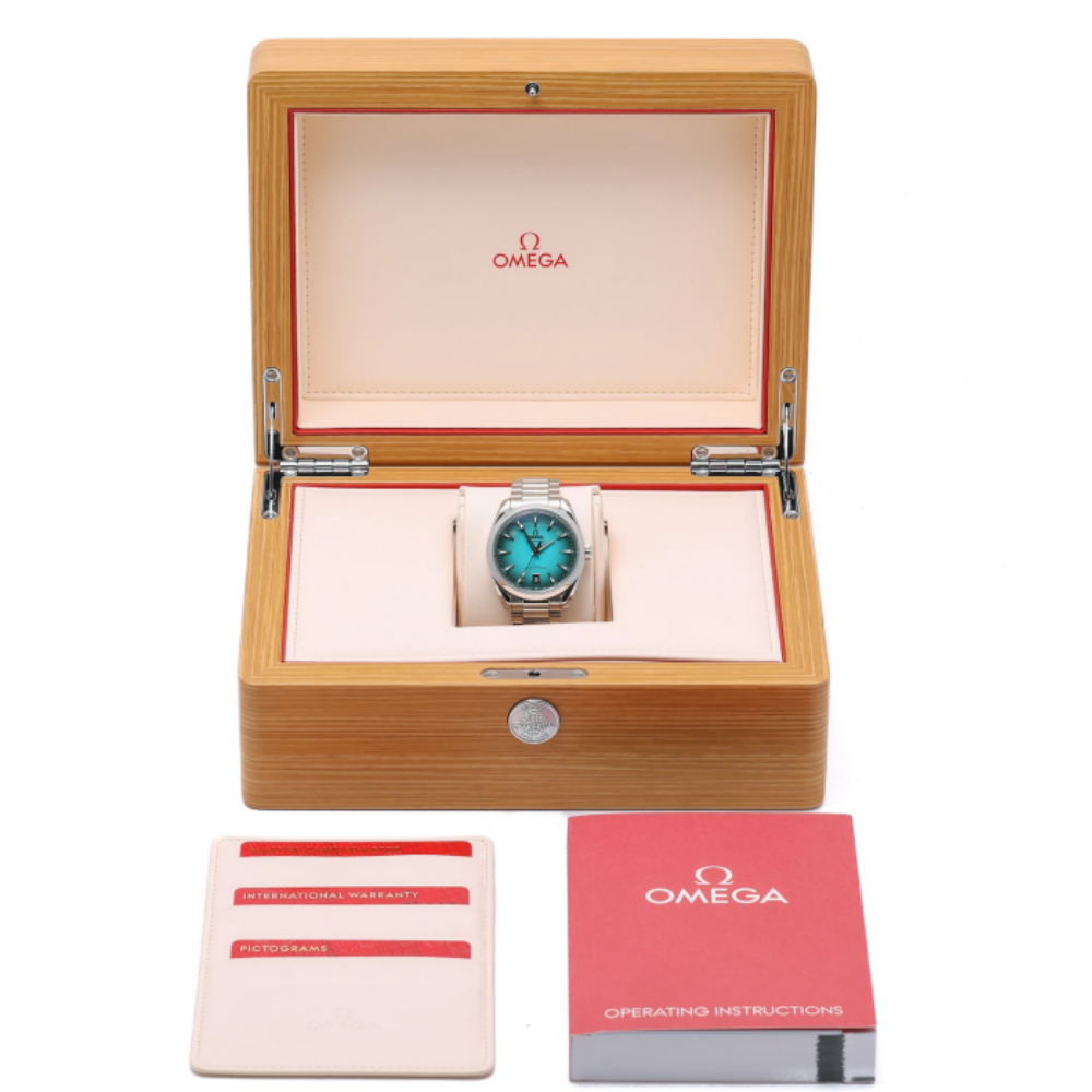 Omega Seamaster Aqua Terra 220.10.38.20.03.005 with 38mm Steel case and Tiffa