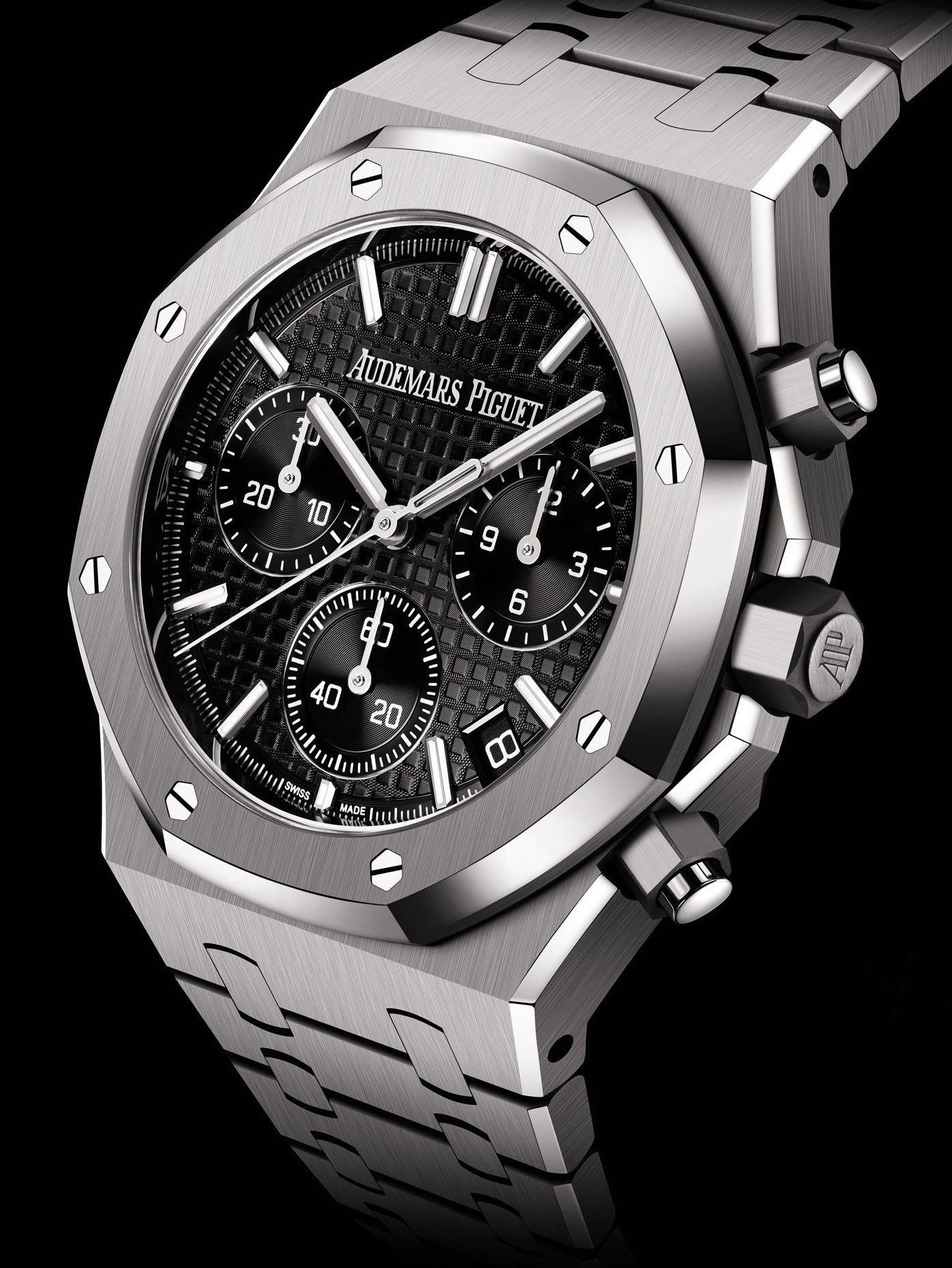 Audemars Piguet Royal Oak Chronograph 26240ST Black Dial Wrist Watch
