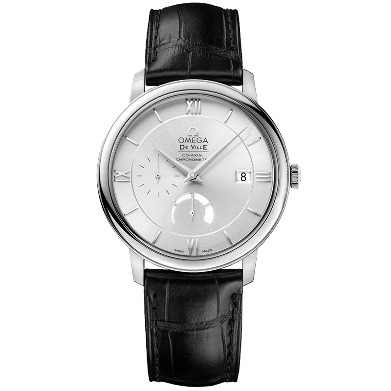 Omega De Ville Prestage Ref.424.13.40 Cal.2500 Date Box SS Automatic Mens Watch