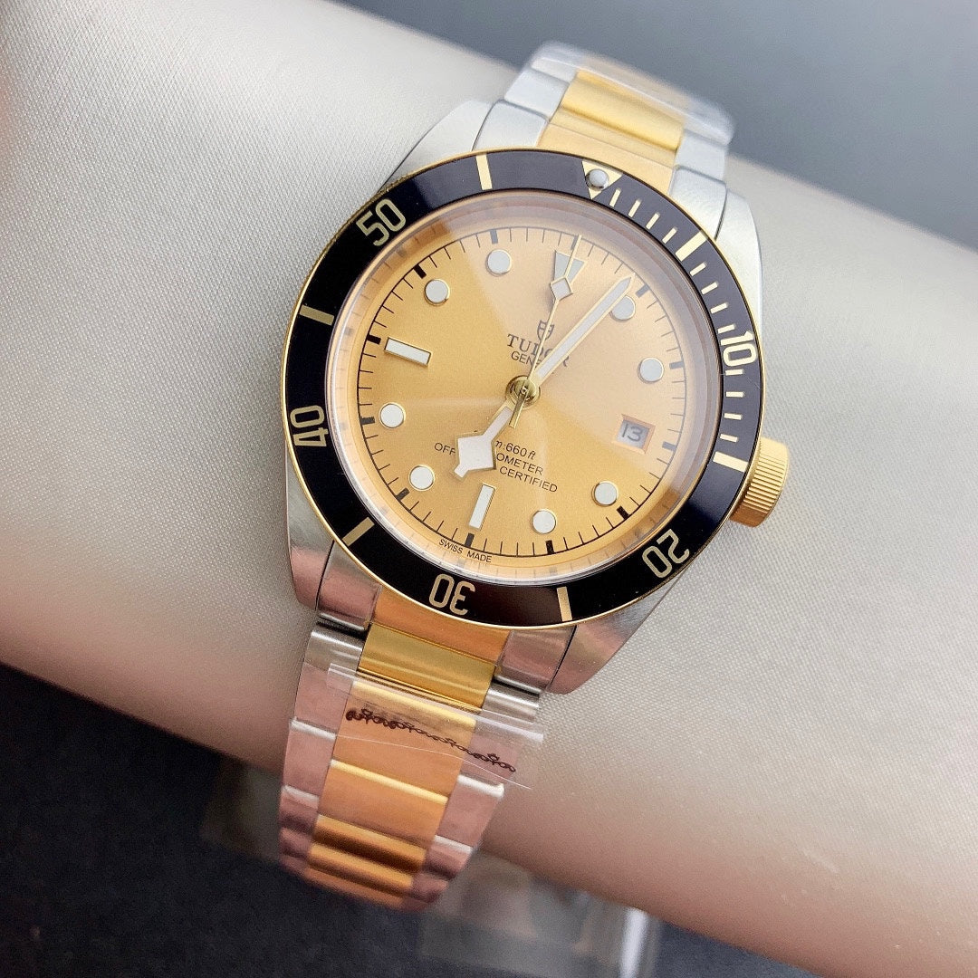 Montre-bracelet automatique lumineuse Tudor Retro Sports