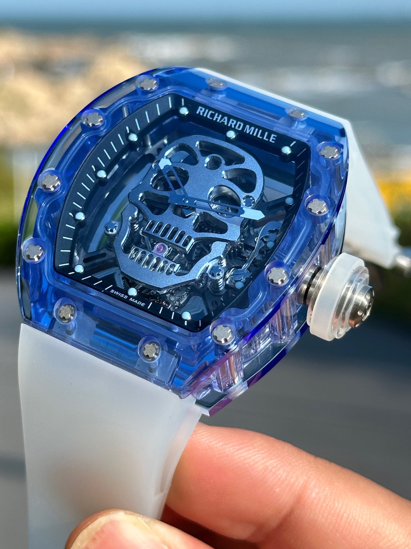 Richard Mille RM 052 Tourbillon Skull Wrist Watch