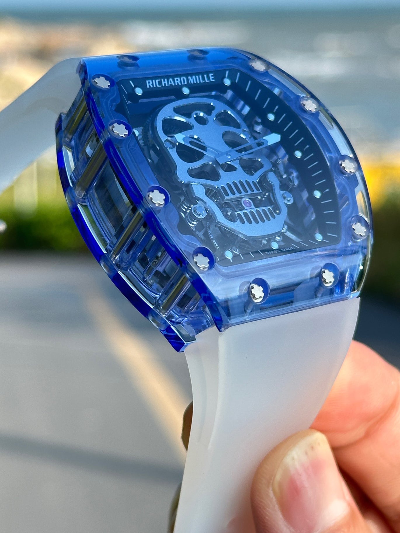 Richard Mille RM 052 Tourbillon Skull Wrist Watch