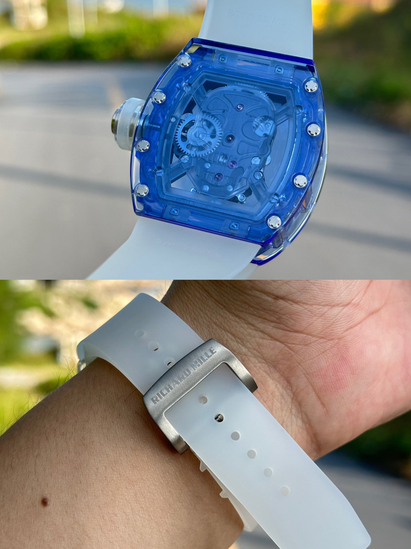 Richard Mille RM 052 Tourbillon Skull Wrist Watch