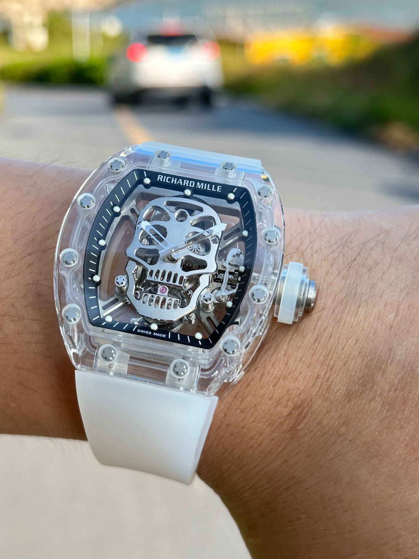 Richard Mille RM 052 Tourbillon Skull Wrist Watch