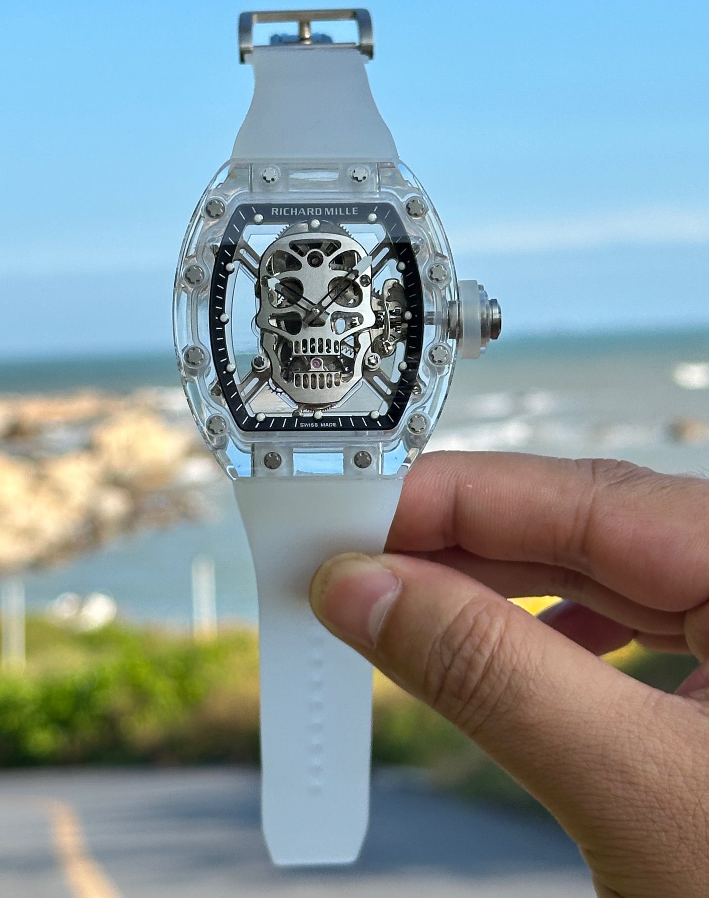 Richard Mille RM 052 Tourbillon Skull Wrist Watch