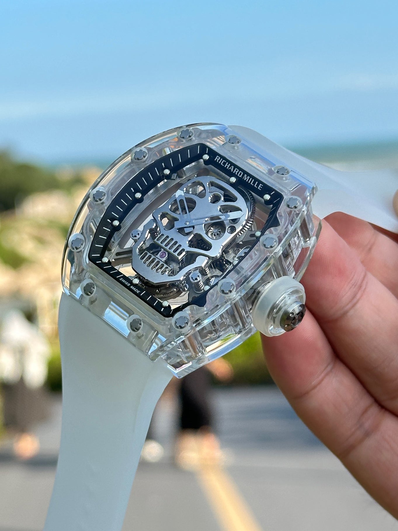 Richard Mille RM 052 Tourbillon Skull Wrist Watch