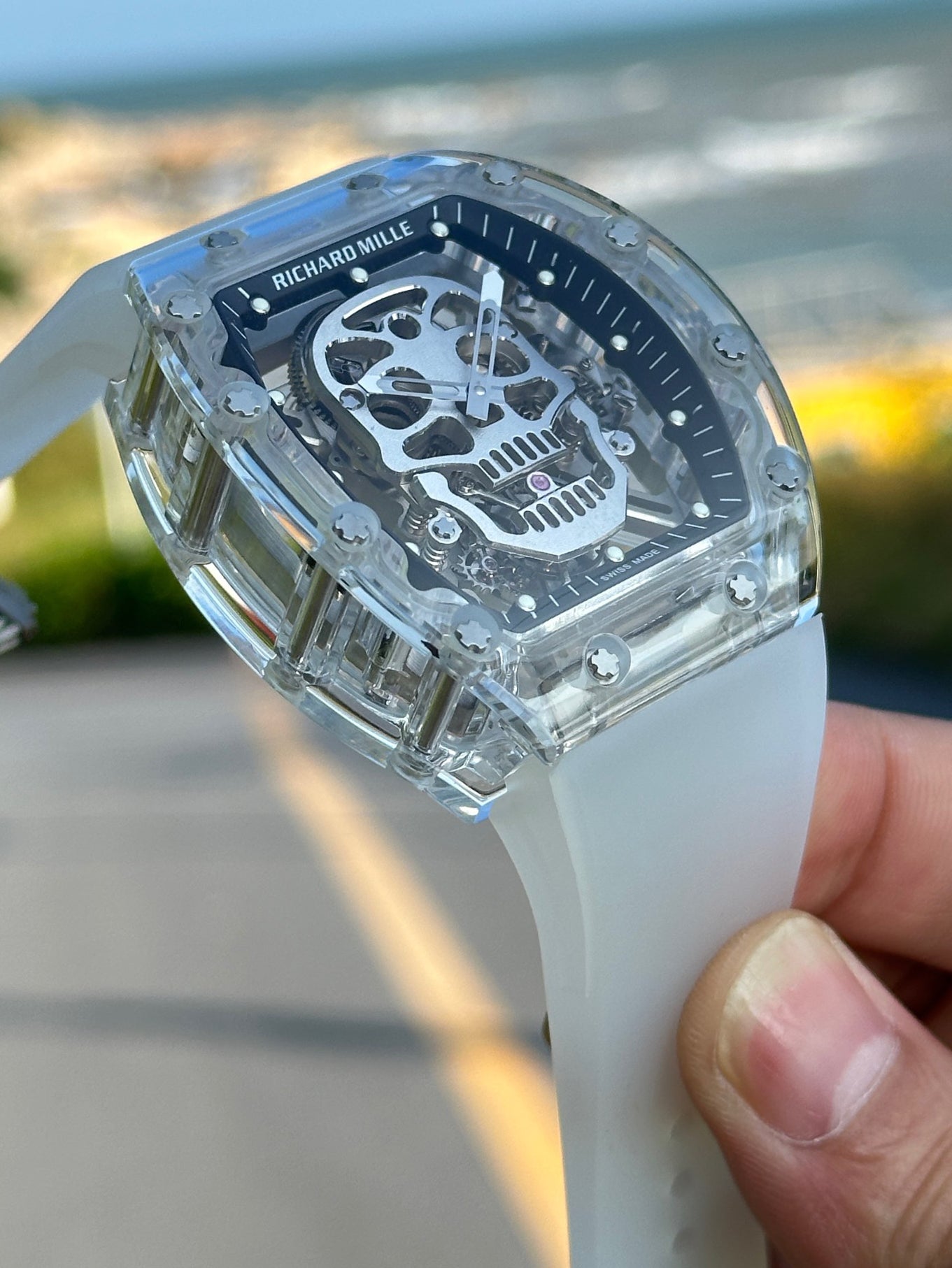 Richard Mille RM 052 Tourbillon Skull Wrist Watch