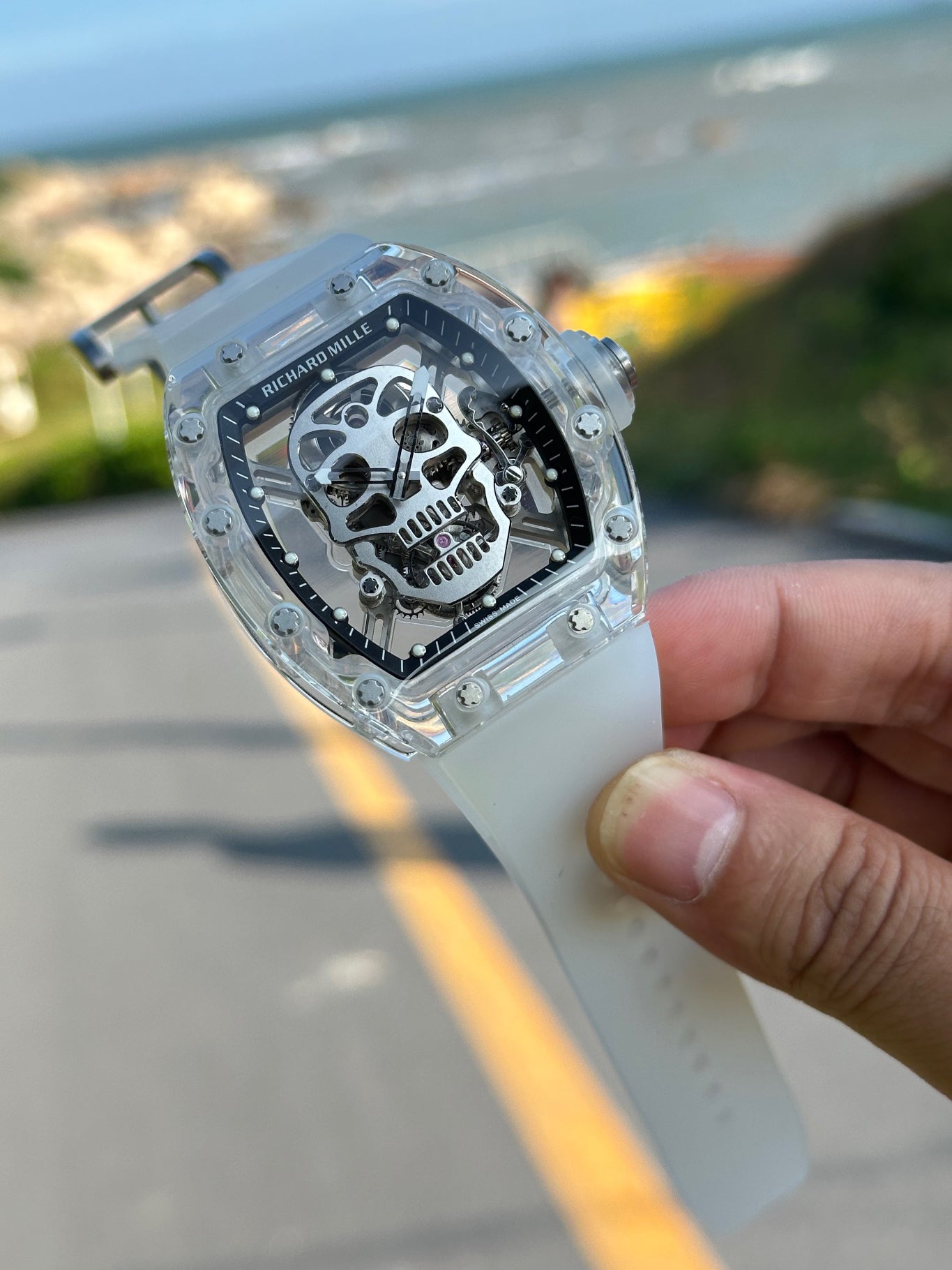Richard Mille RM 052 Tourbillon Skull Wrist Watch