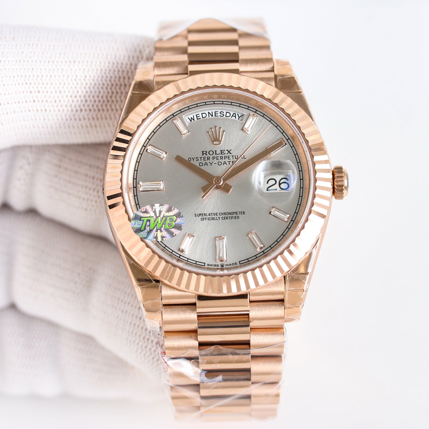 Rolex Oyster Perpetual Day-Date Wrist Watch