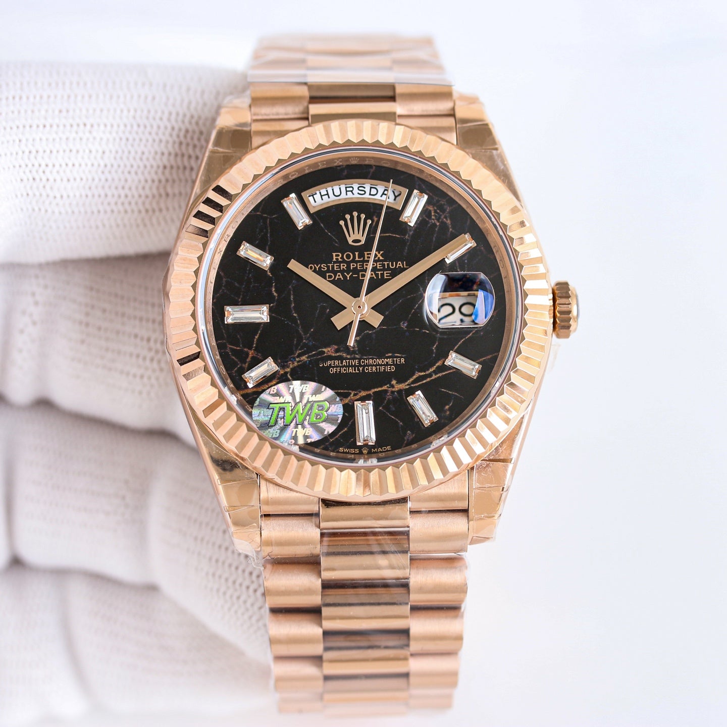 Rolex Oyster Perpetual Day-Date Wrist Watch
