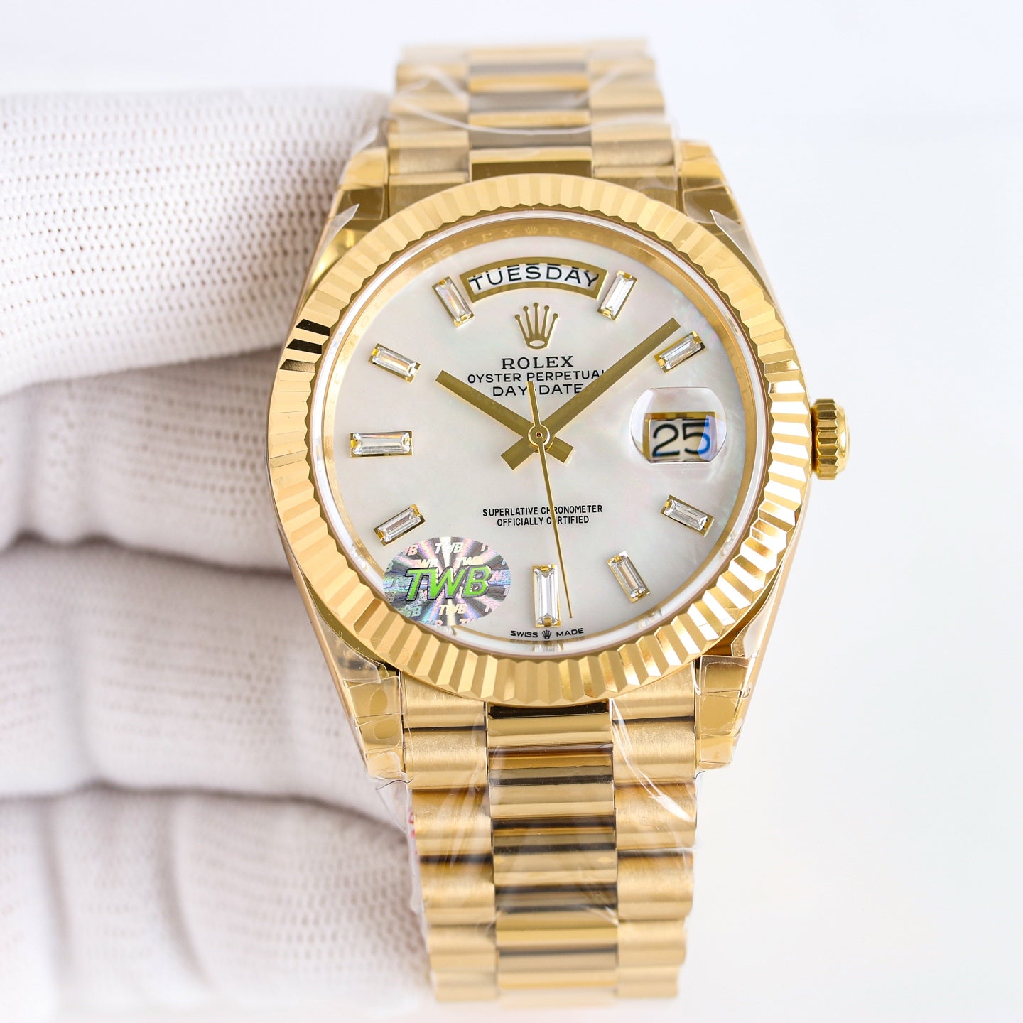 Rolex Oyster Perpetual Day-Date Wrist Watch