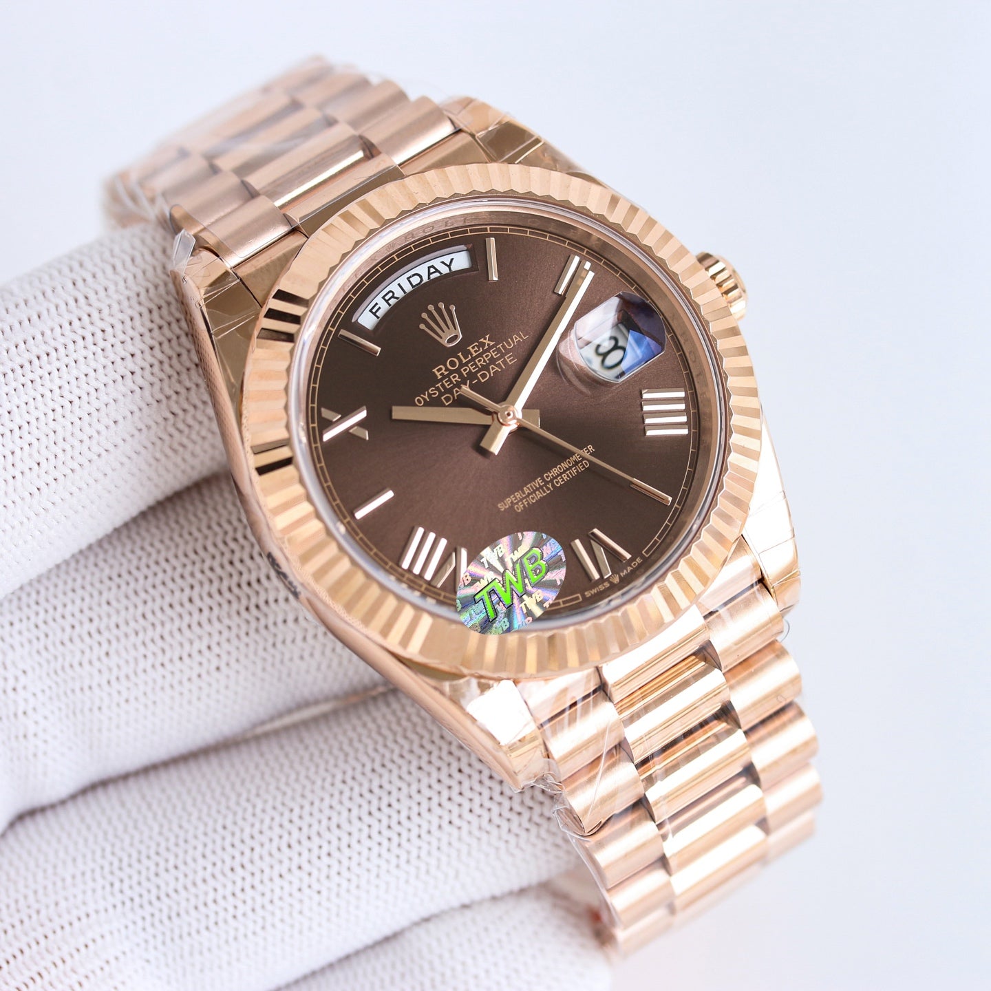Rolex Perpetual Day-Date Wrist Watch