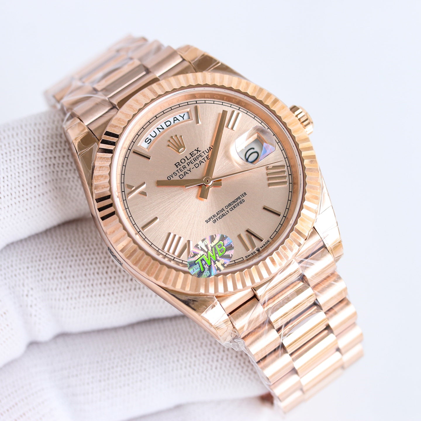 Rolex Perpetual Day-Date Wrist Watch