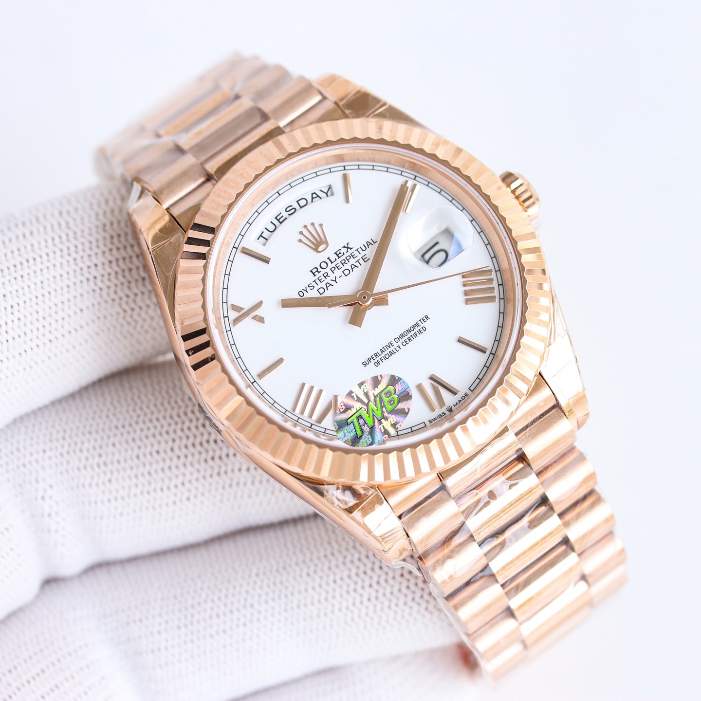 Rolex Perpetual Day-Date Wrist Watch