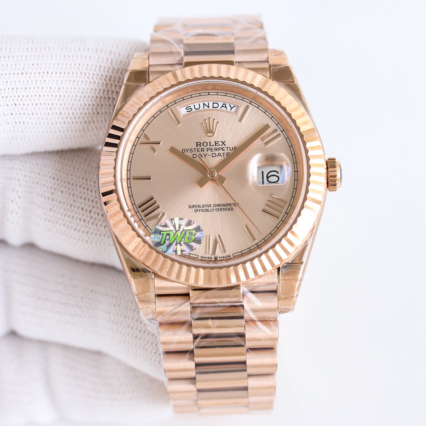 Rolex Perpetual Day-Date Wrist Watch
