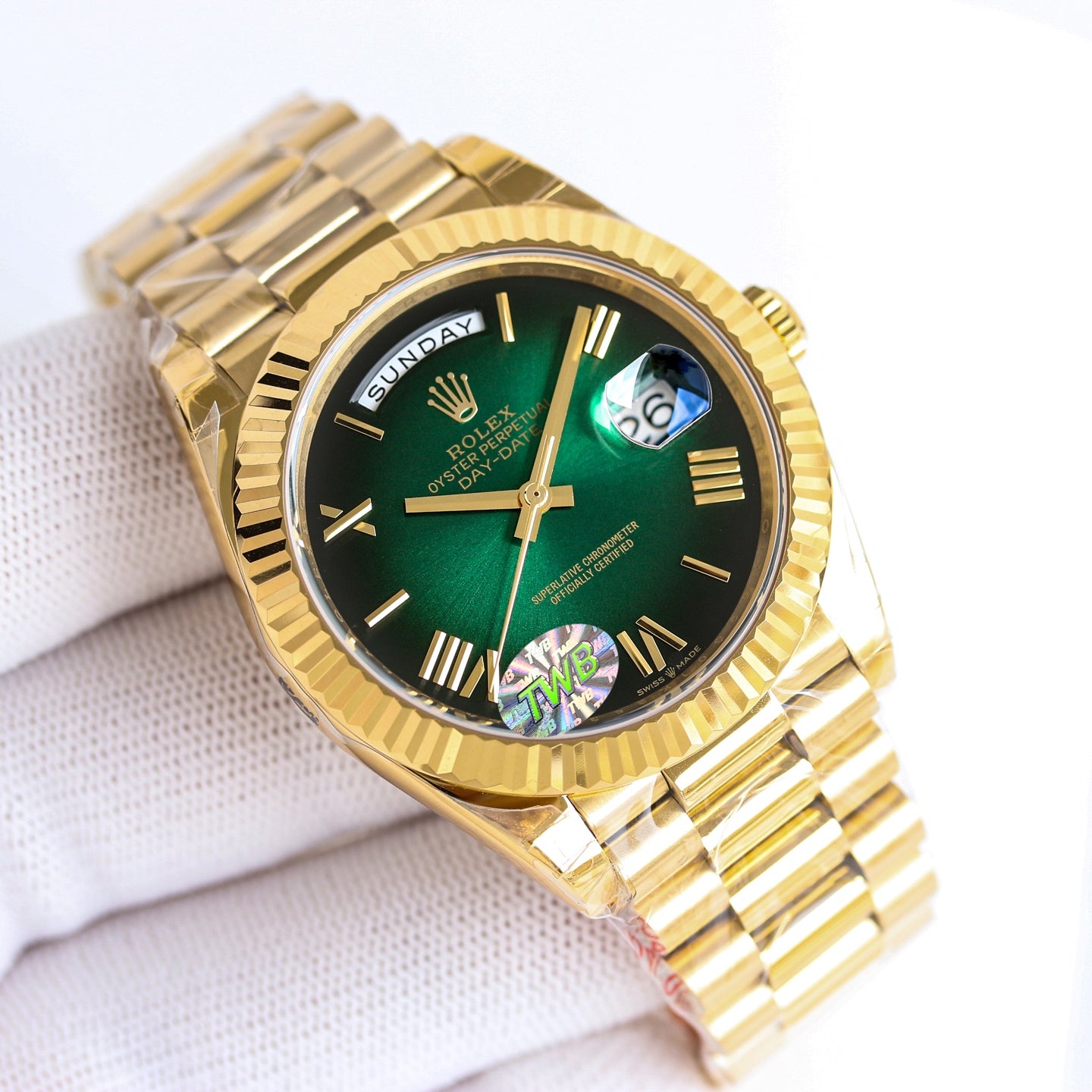 Rolex Perpetual Day-Date Wrist Watch