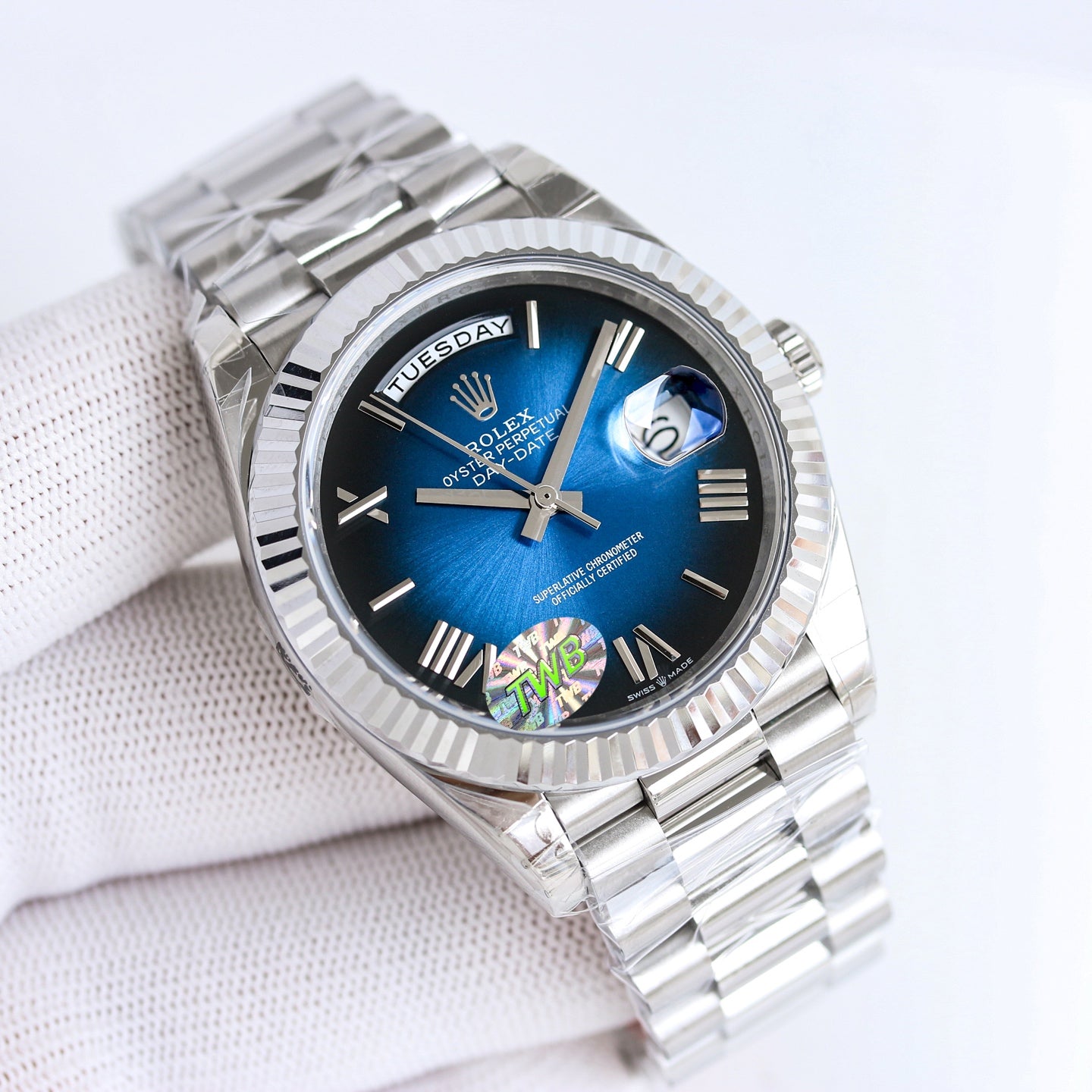 Rolex Perpetual Day-Date Wrist Watch