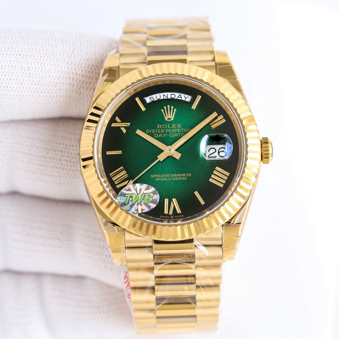 Rolex Perpetual Day-Date Wrist Watch