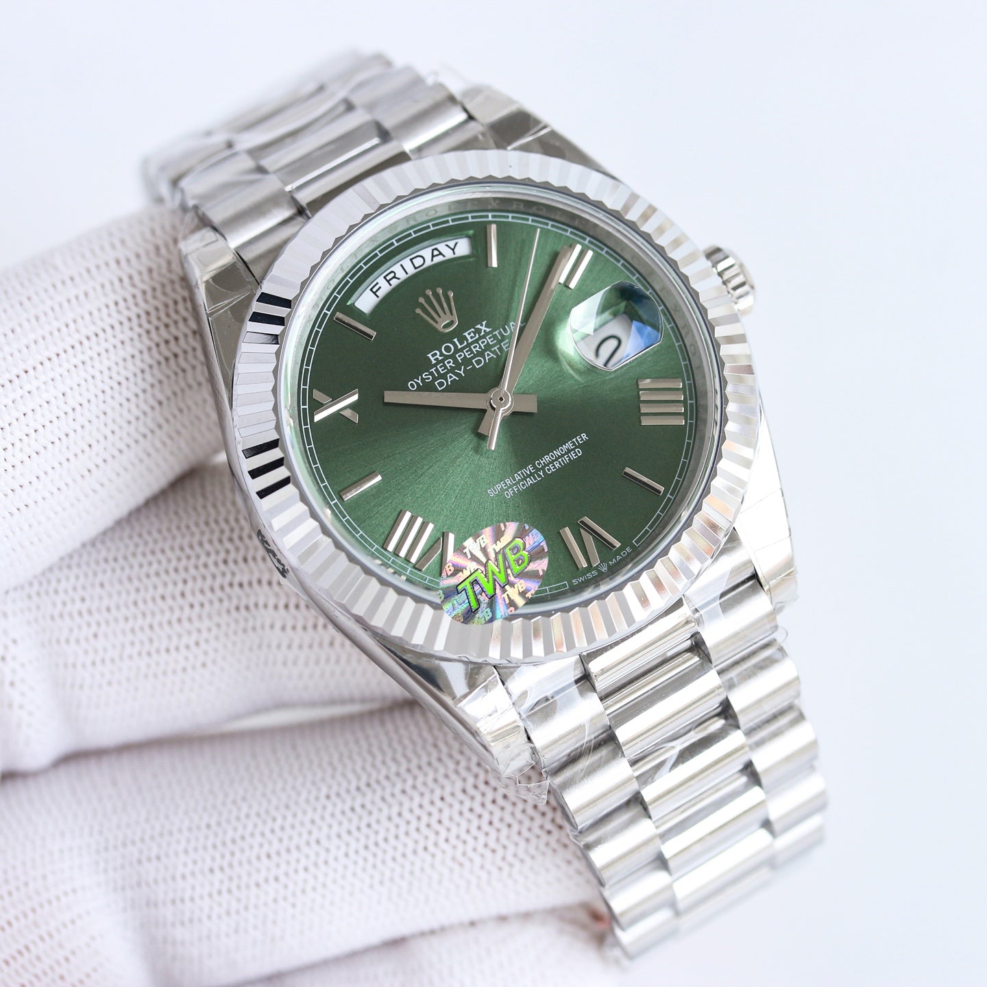 Rolex Perpetual Day-Date Wrist Watch