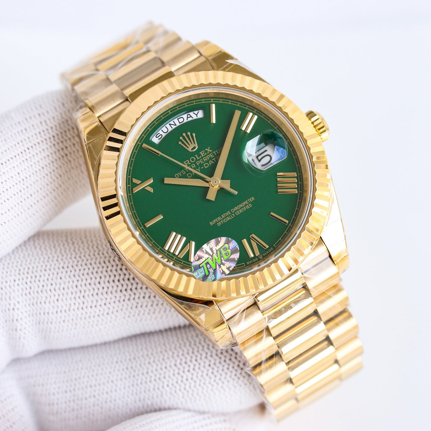 Rolex Perpetual Day-Date Wrist Watch