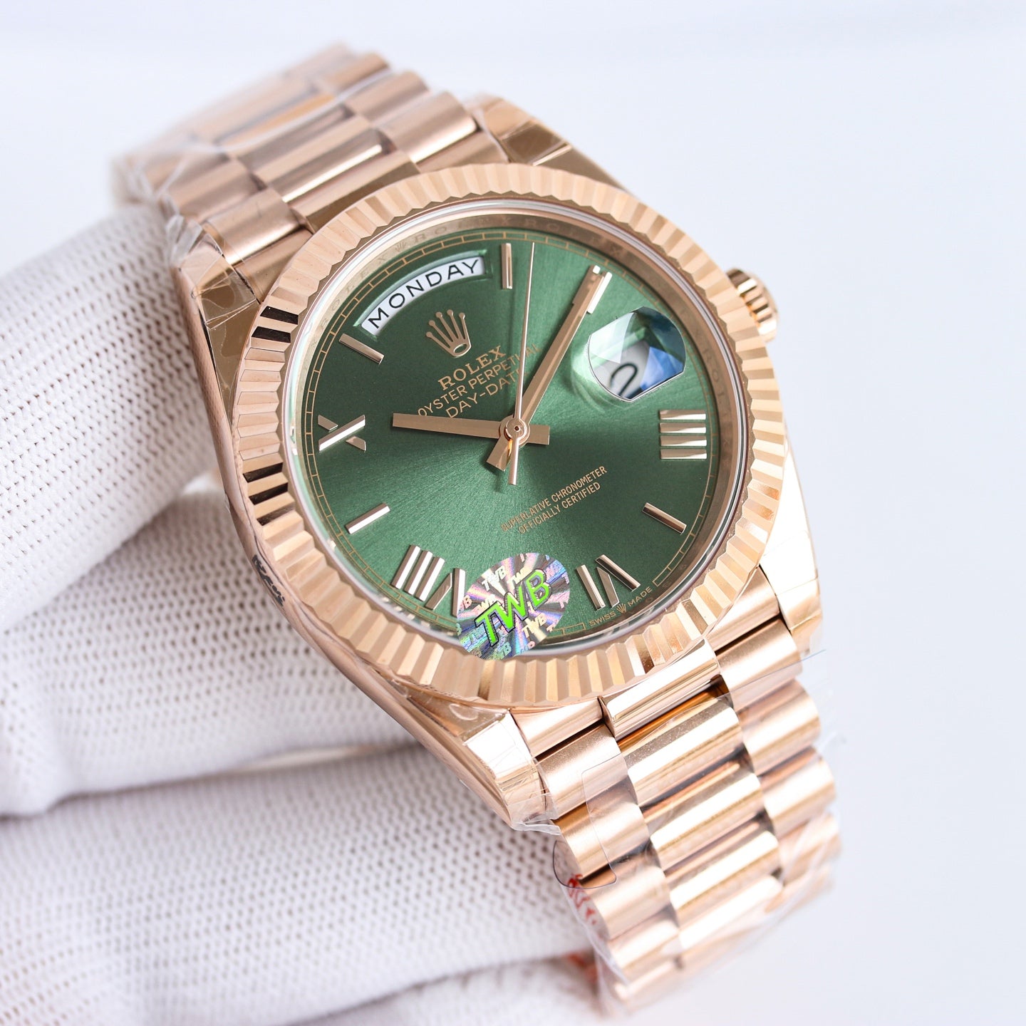 Rolex Perpetual Day-Date Wrist Watch