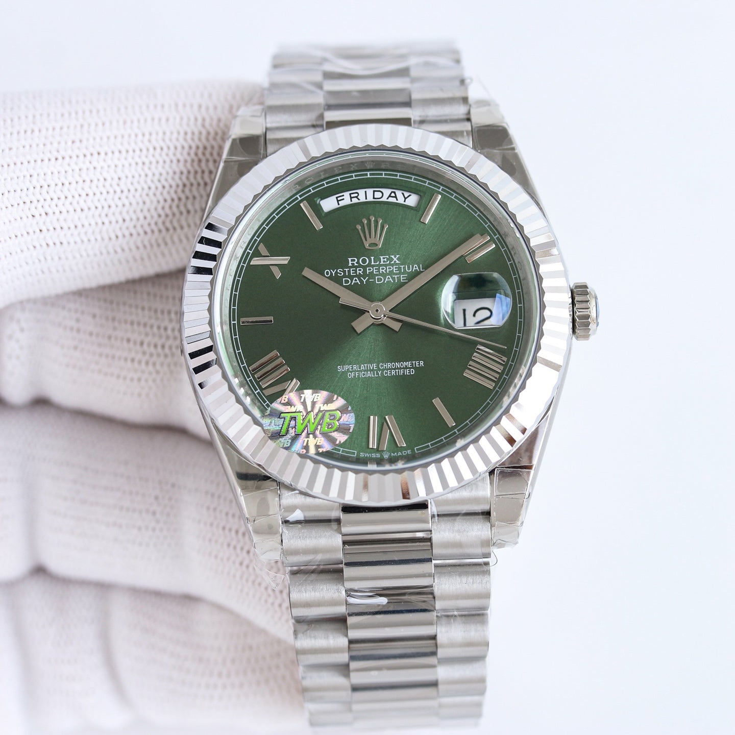 Rolex Perpetual Day-Date Wrist Watch