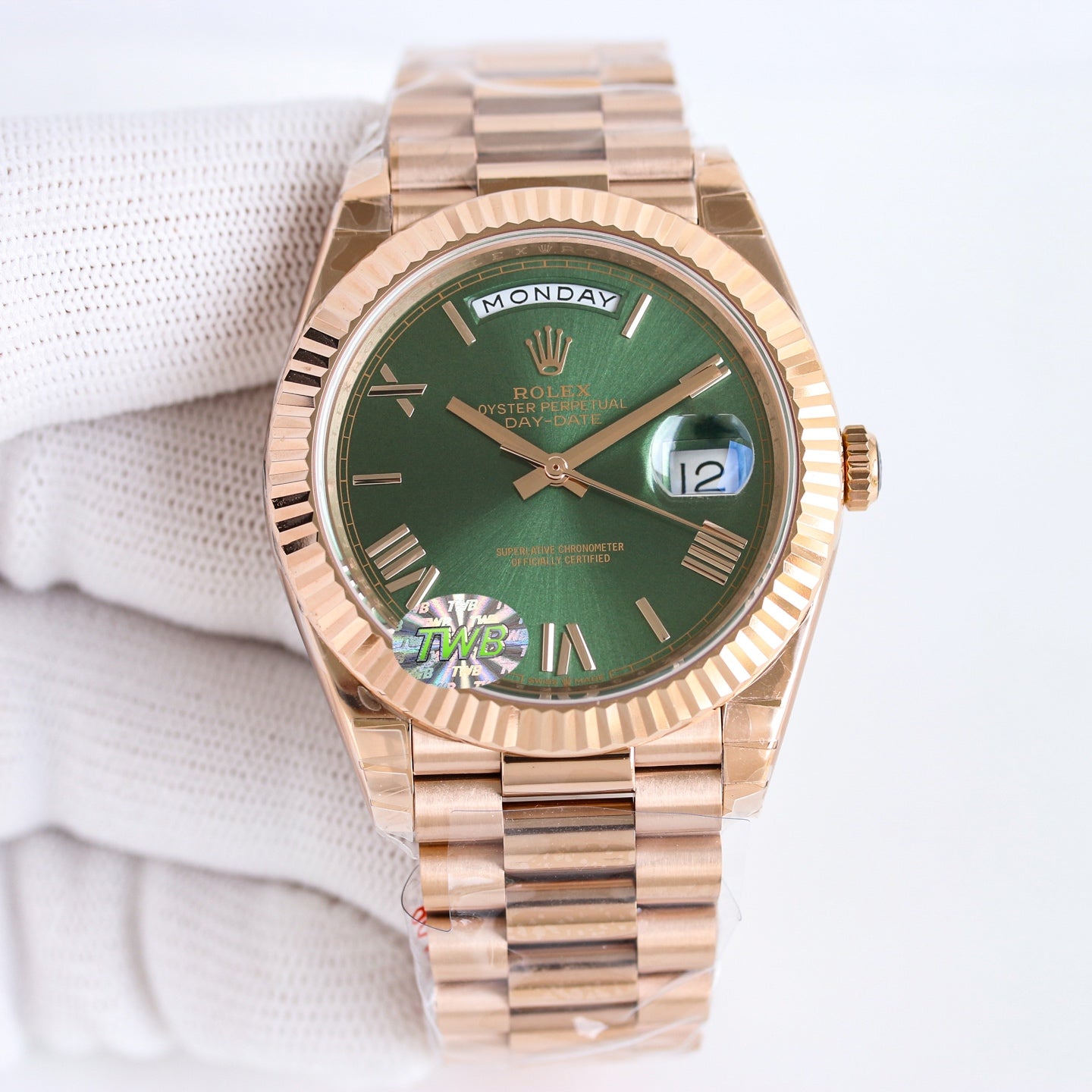 Rolex Perpetual Day-Date Wrist Watch