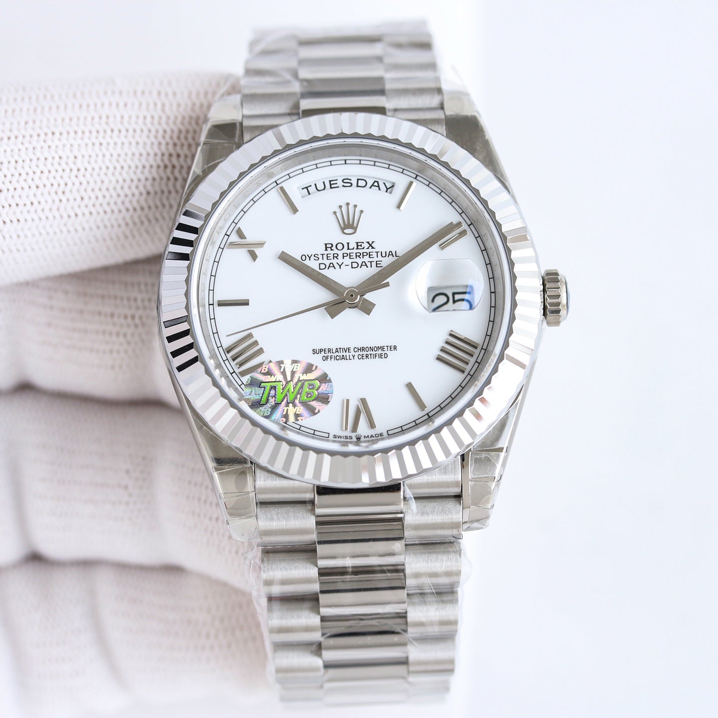 Rolex Perpetual Day-Date Wrist Watch