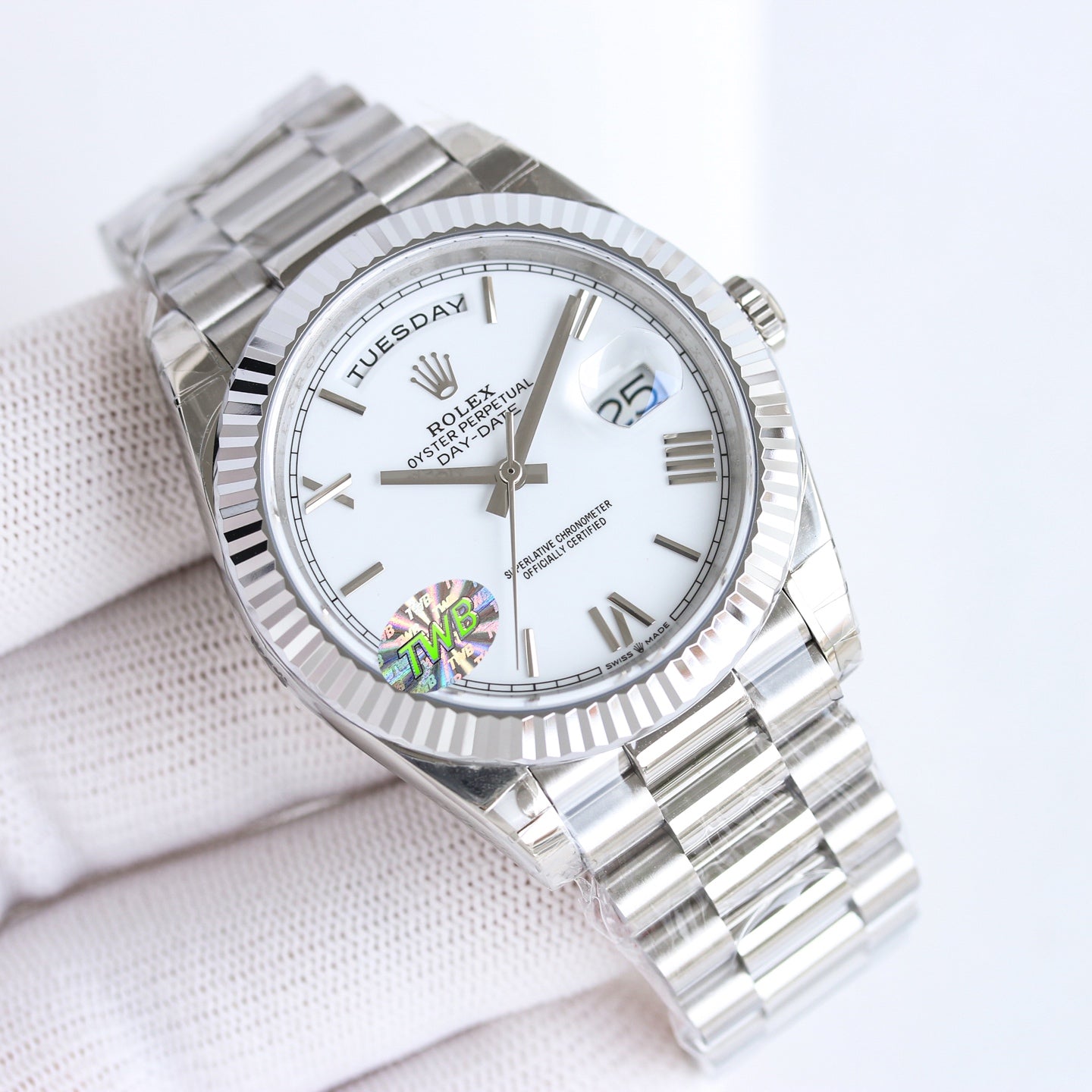 Rolex Perpetual Day-Date Wrist Watch