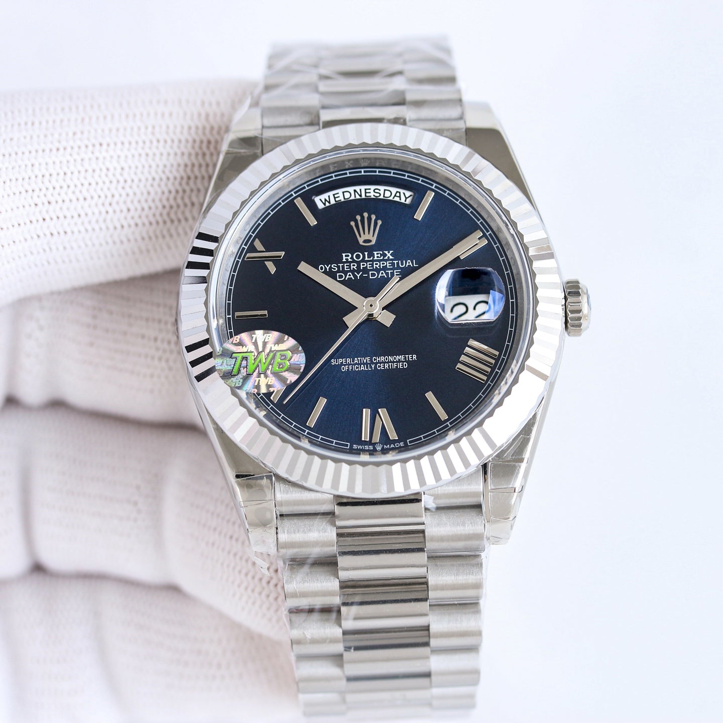 Rolex Perpetual Day-Date Wrist Watch