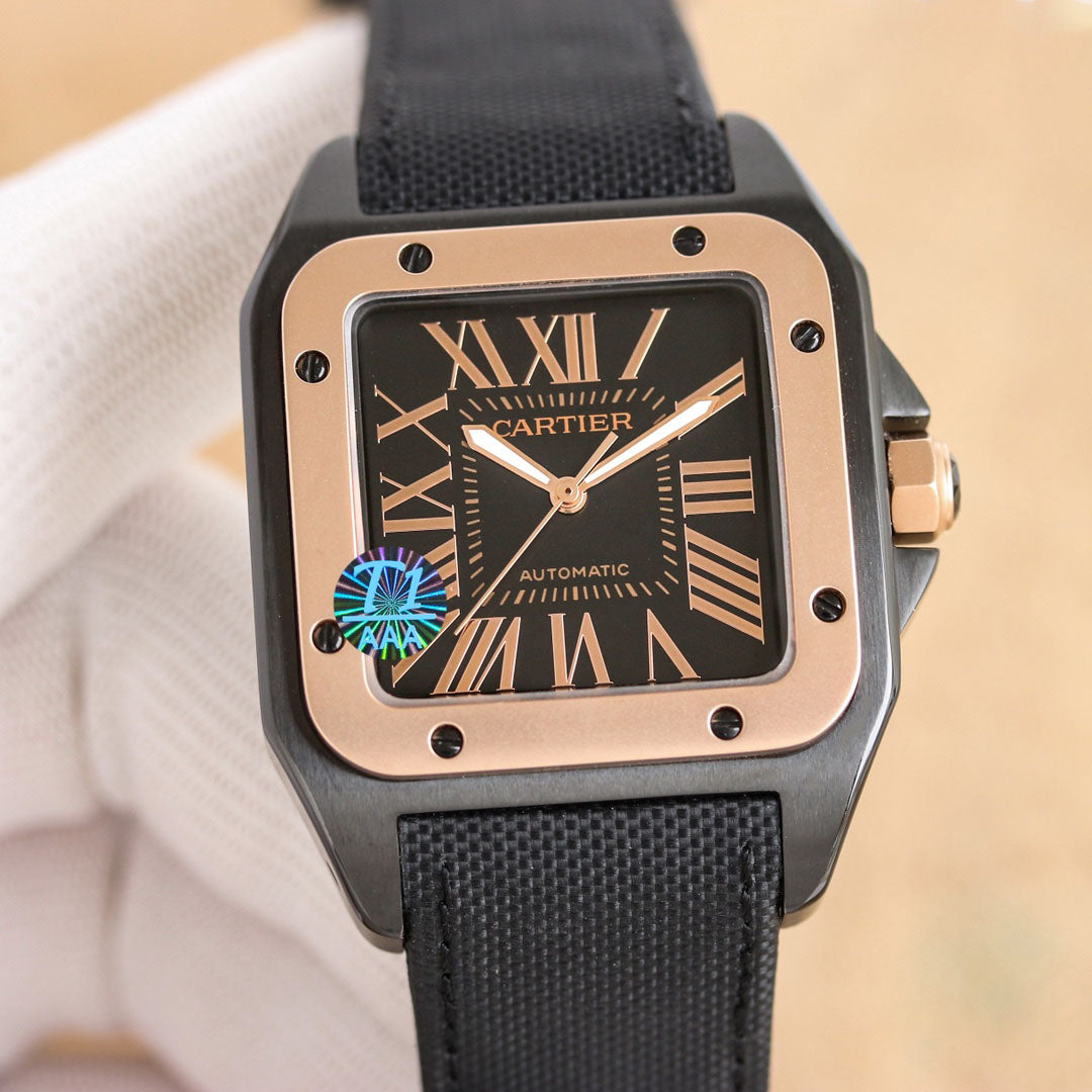 Cartier Black Warrior Series Men's Watch