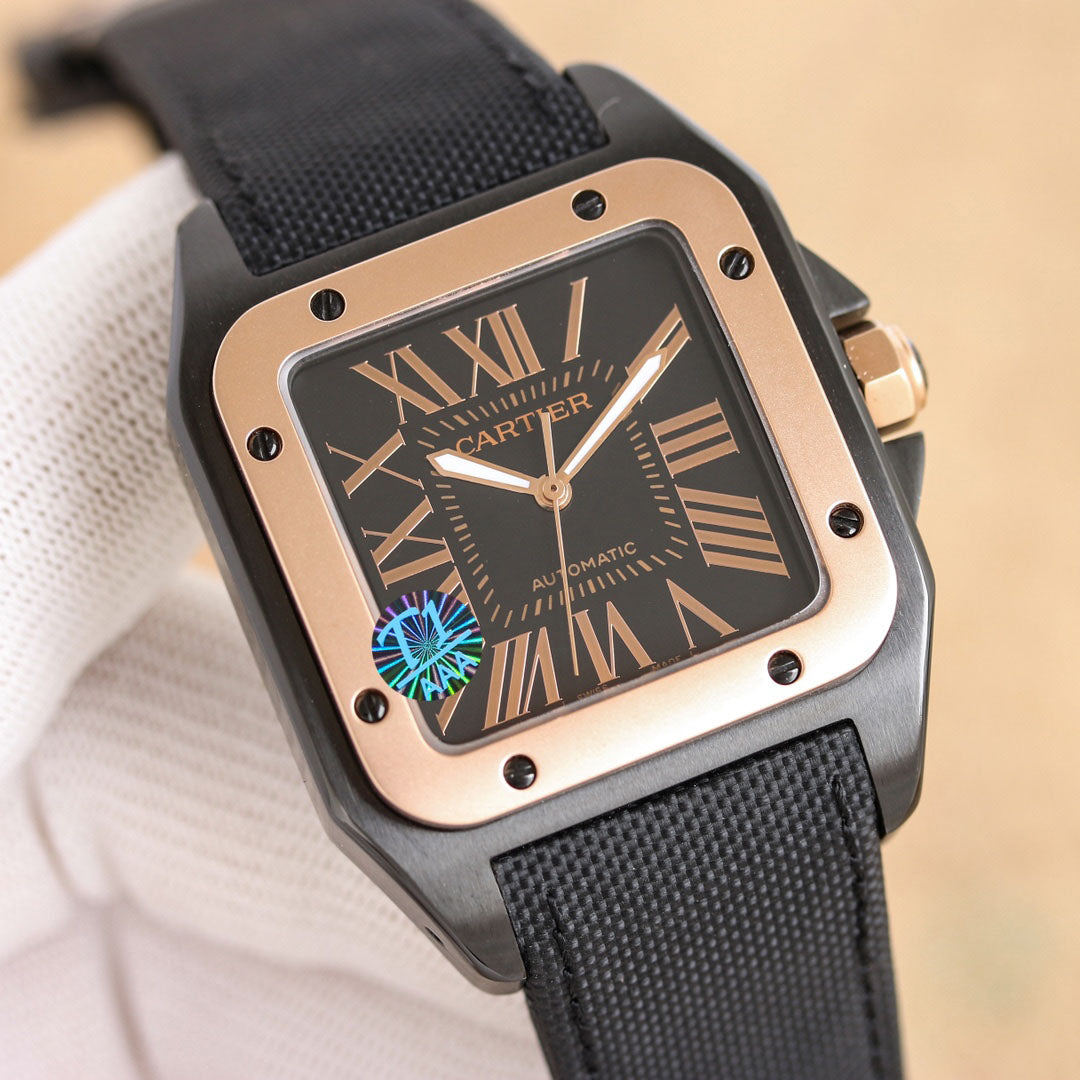 Cartier Black Warrior Series Men's Watch