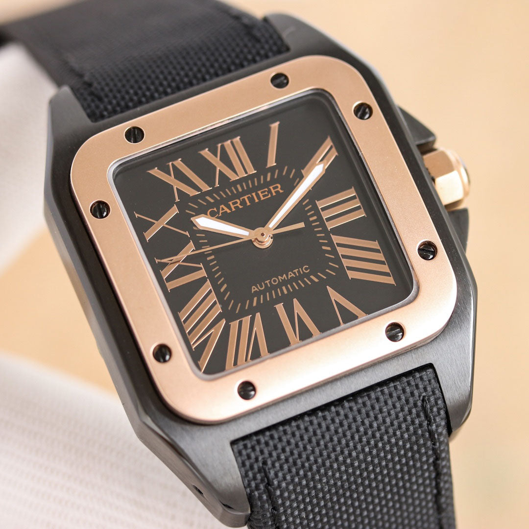 Cartier Black Warrior Series Men's Watch