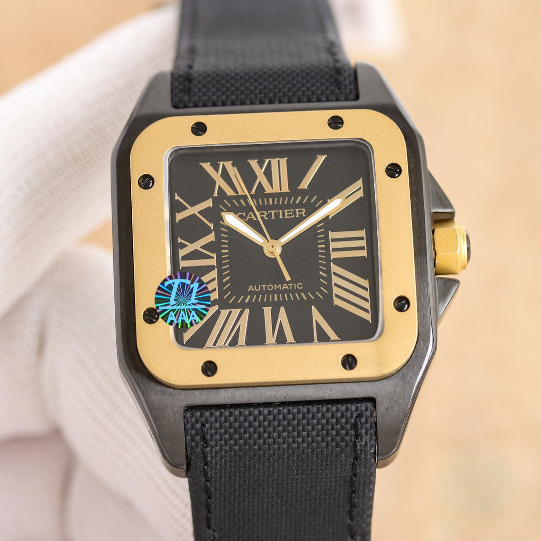 Cartier Black Warrior Series Men's Watch