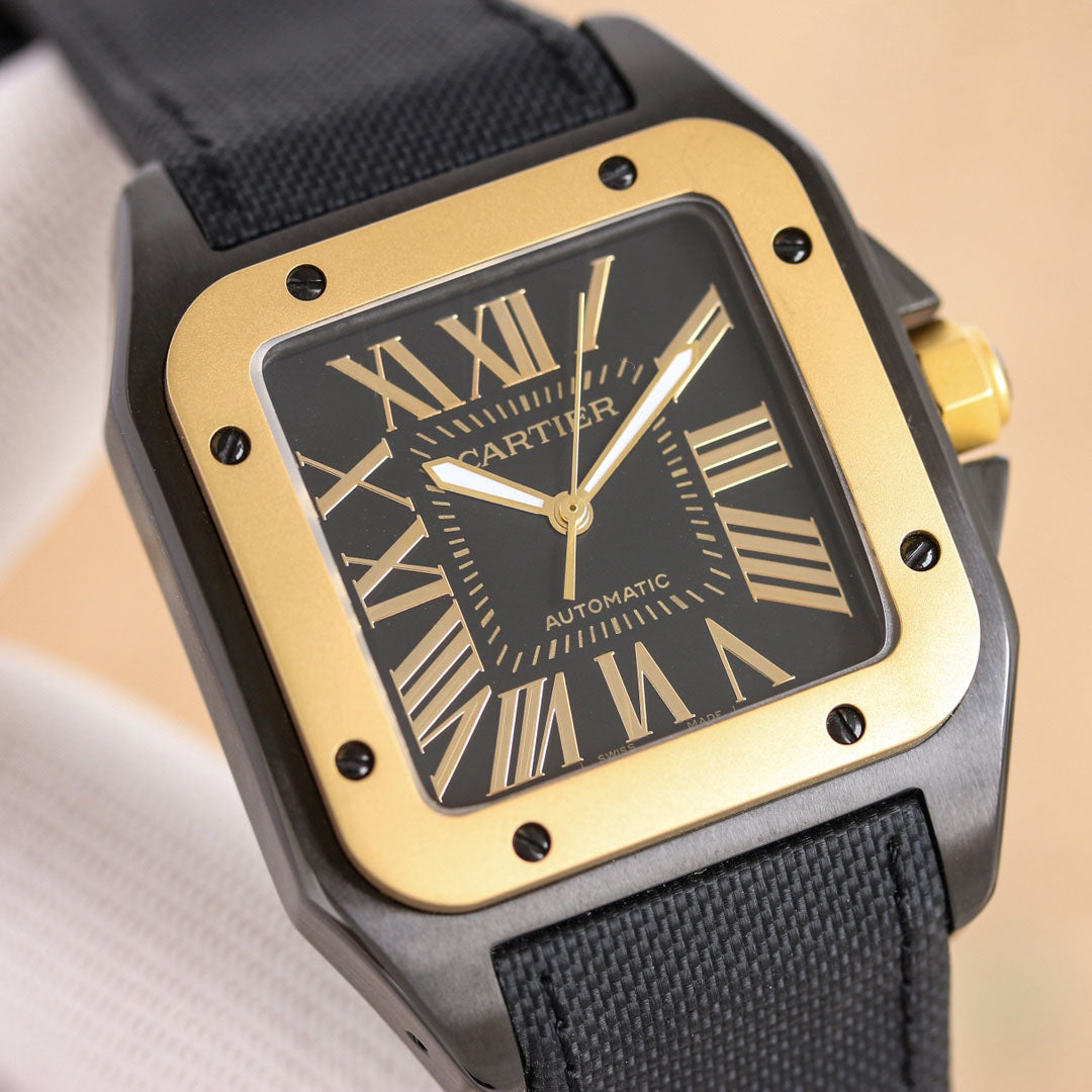Cartier Black Warrior Series Men's Watch
