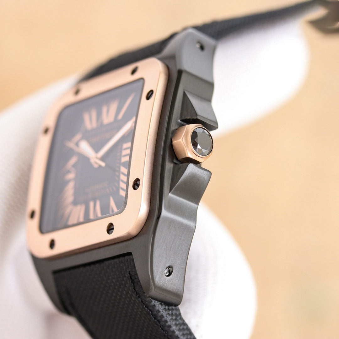 Cartier Black Warrior Series Men's Watch
