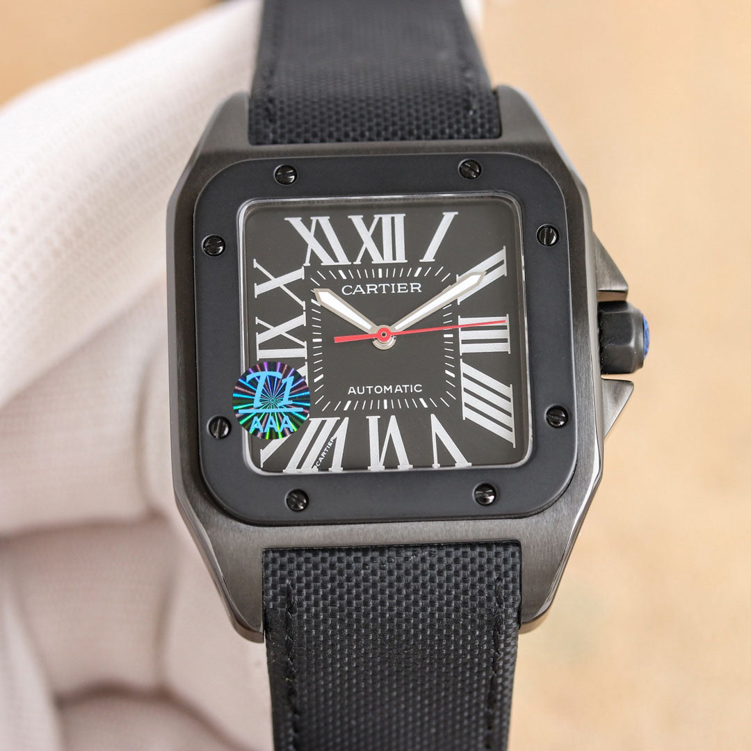 Cartier Black Warrior Series Men's Watch